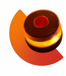 Luz de emergencia V16 geolocalizable